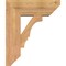 Ekena Millwork Balboa Slat Smooth Bracket w/ Offset Brace, Western Red Cedar, 7 1/2"W x 20"D x 24"H BKT0806X20X24BOA06SWR - alternate 4